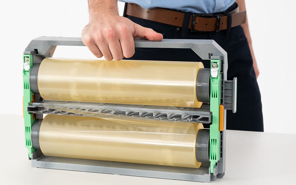 GBC Laminating Cartridges being carried