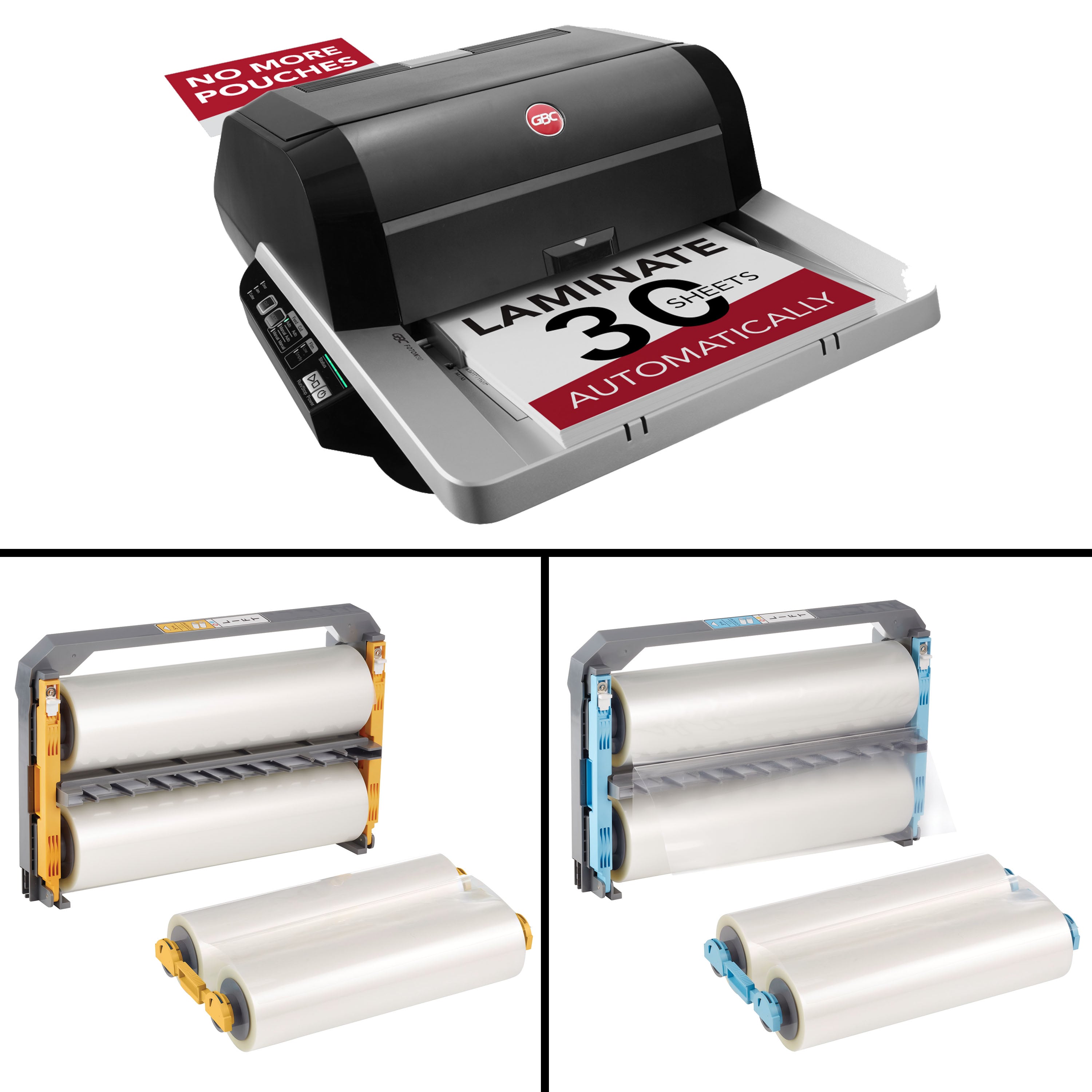 その他 Pouch laminator 435F Foton® 30 Machine & Cartridge Film Bundle | Pouch Laminators for